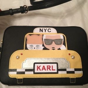 Karl Largerfeld NYC taxi Crossboy